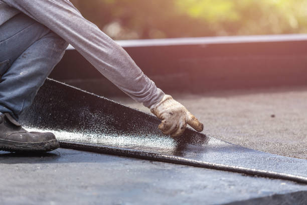 Professional Crawl Space Encapsulation technician working in Martinsville, OH